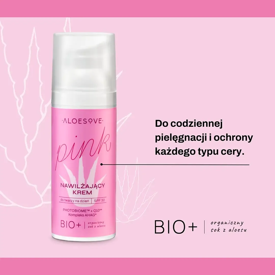 Sylveco Aloesove Pink dagcreme SPF30 fugtgivende