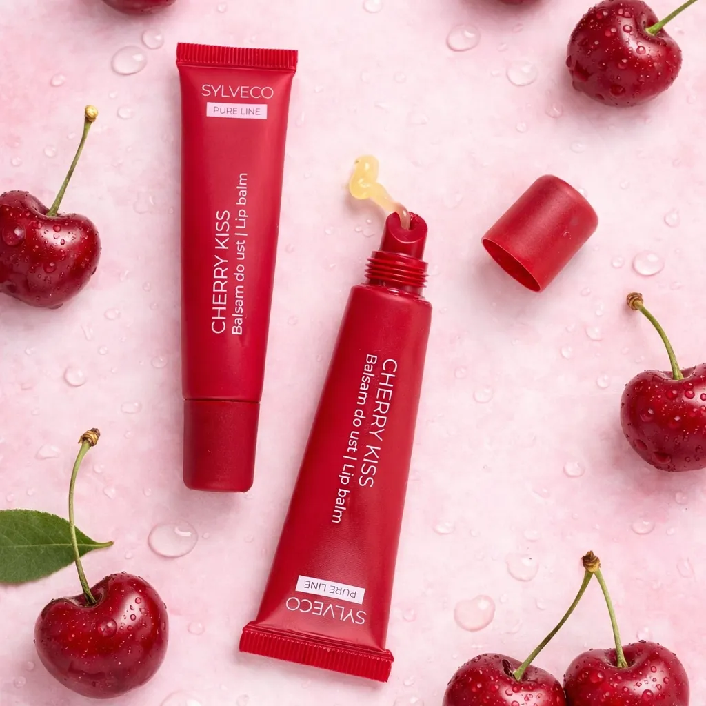 Sylveco Pure Line læbebalsam Cherry Kiss kirsebær