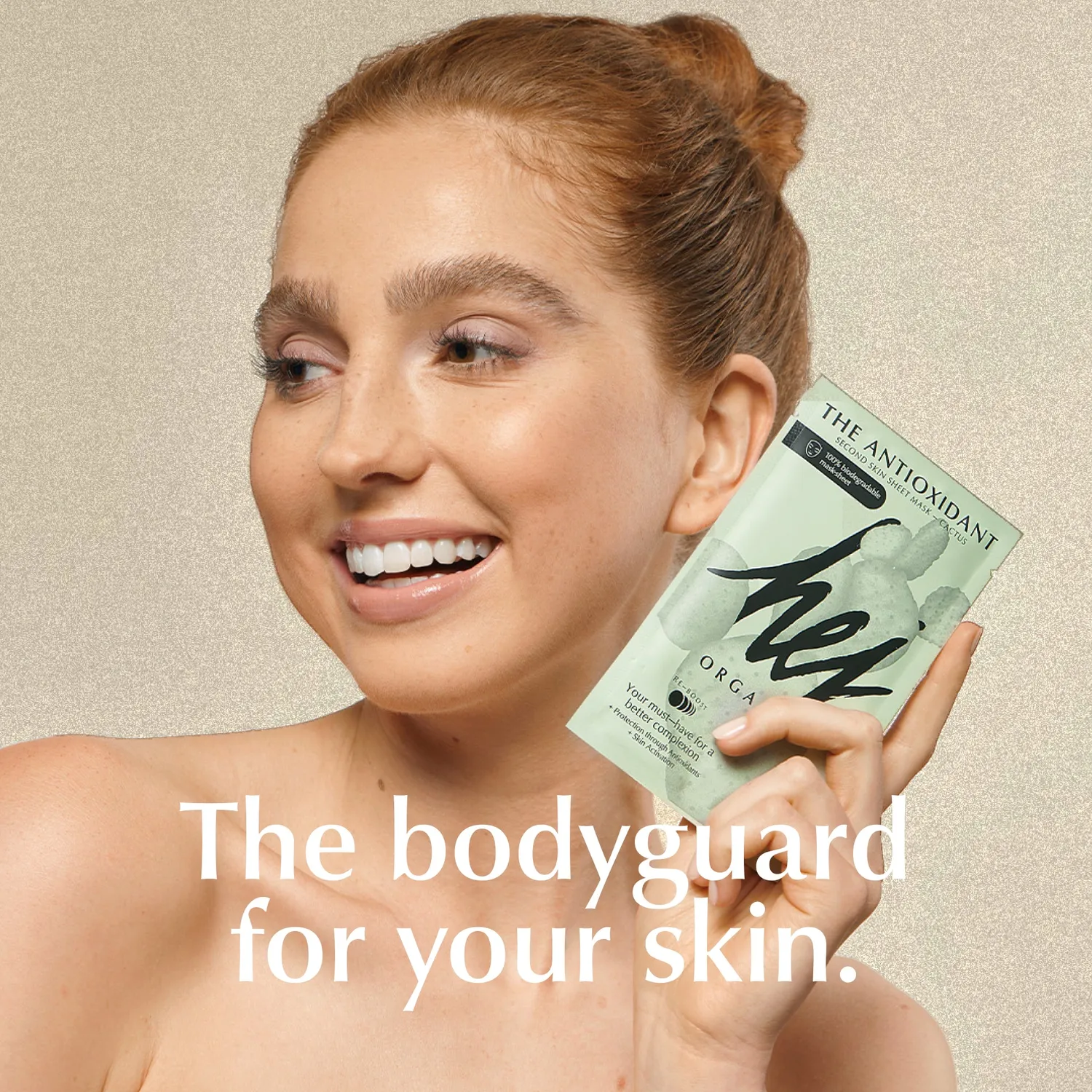 Hej Organic The Antioxidant ansigtsmaske 1 stk kaktus