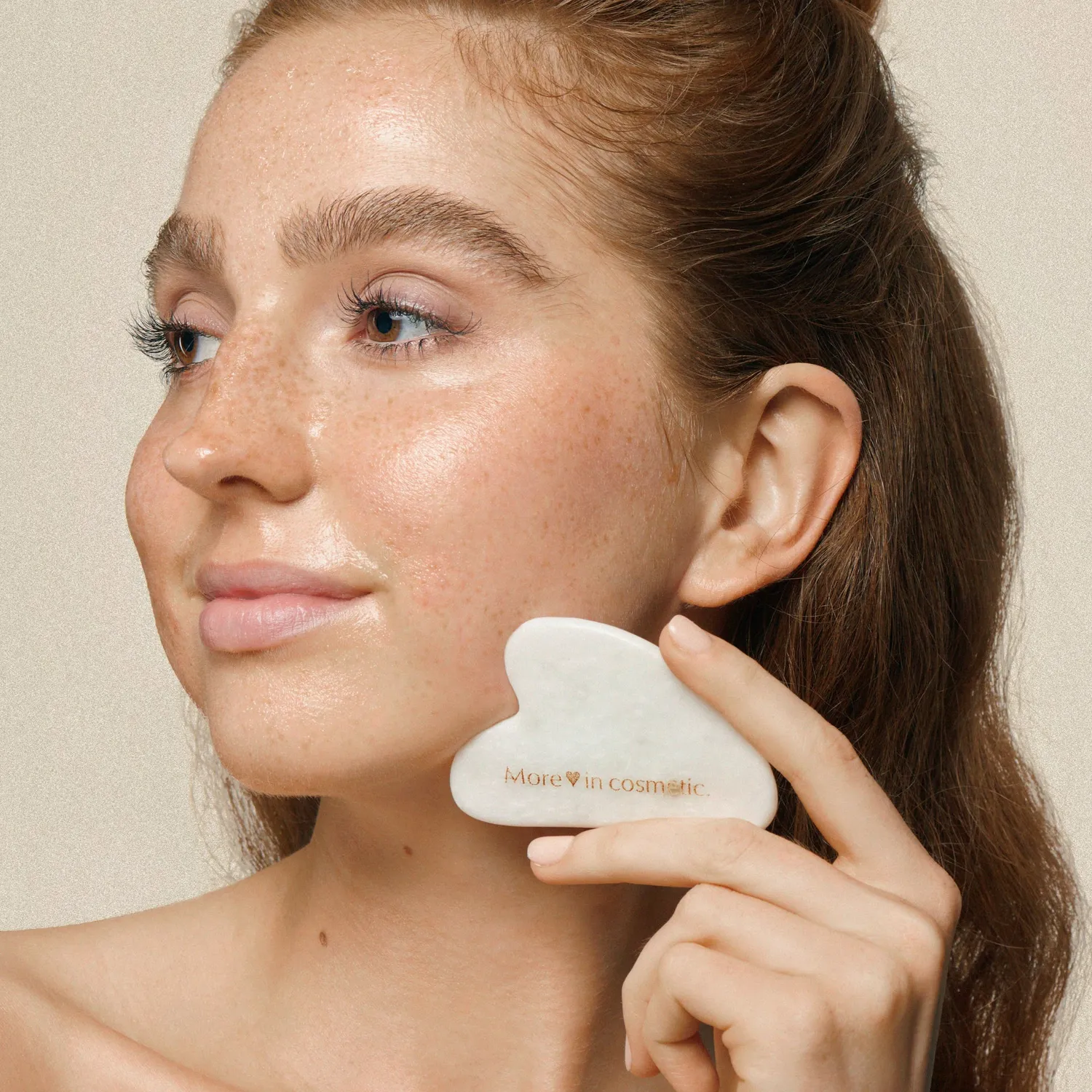 Hej Organic Gua Sha ansigtssten 1 stk massage