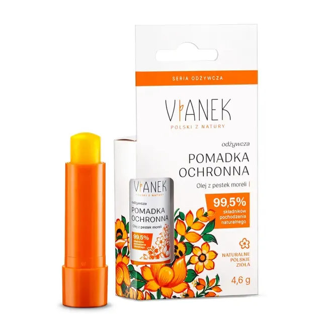 Sylveco Vianek Nærende læbepomade mango fersken 4,6 g