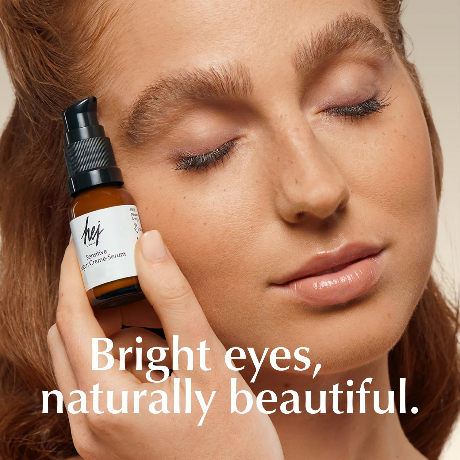 Hej Organic Sensitive øjencreme serum 15 ml sart hud