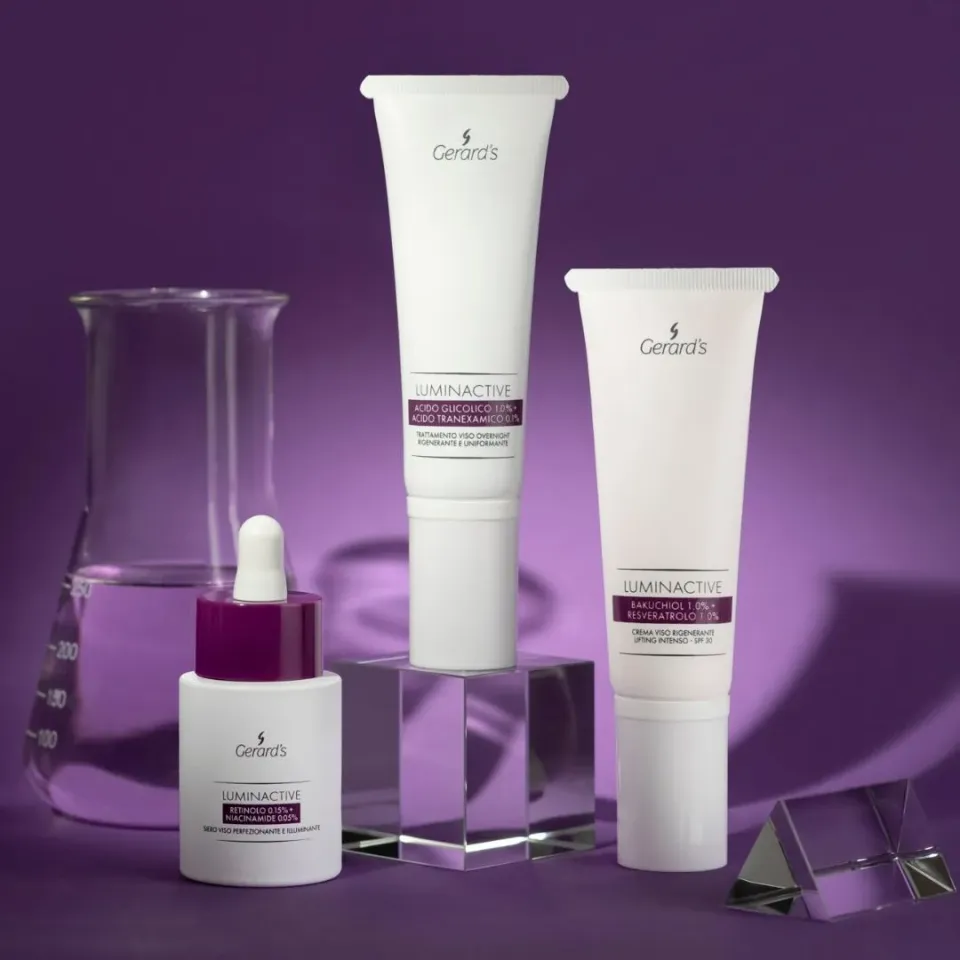 GERARD'S Luminactive ansigtssæt glass skin 3 dele