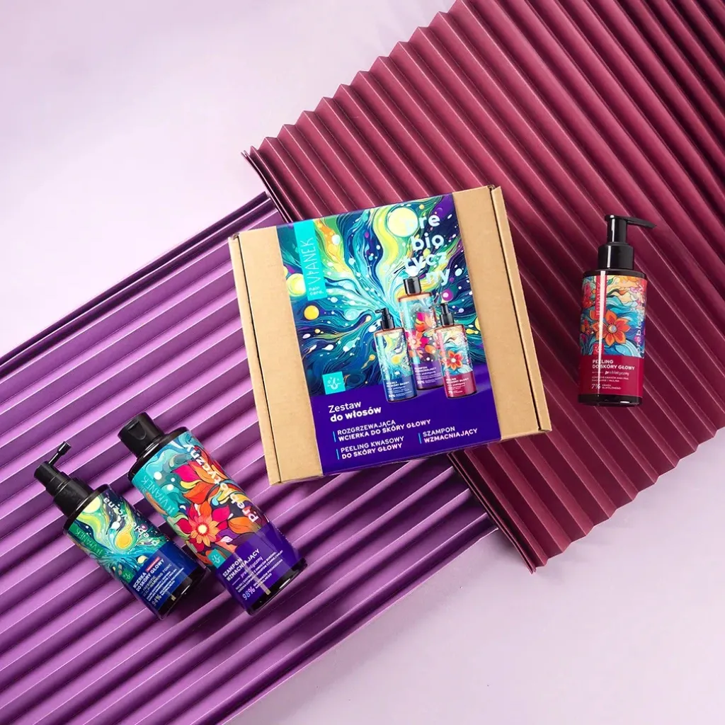 Vianek Prebiotisk Hårsæt shampoo peeling serum