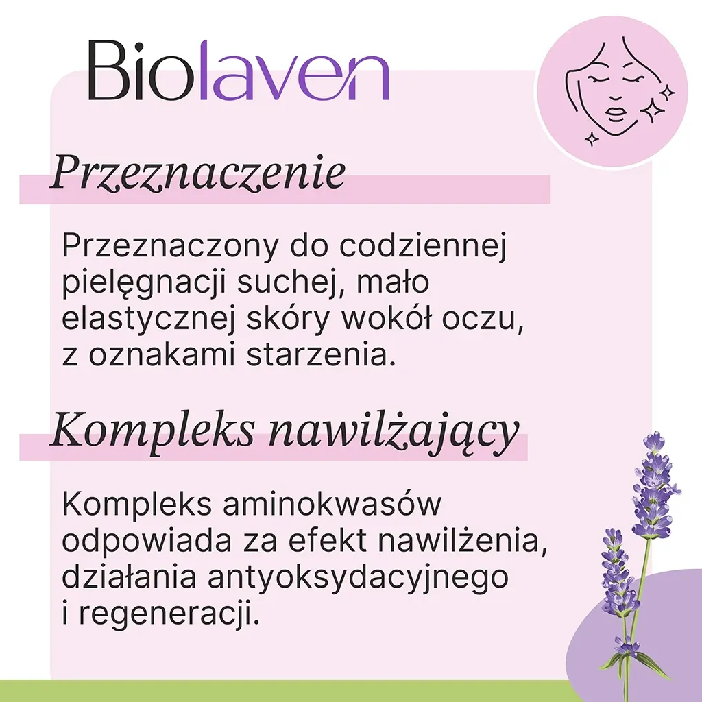 Biolaven øjencreme med resveratrol fra 25 år