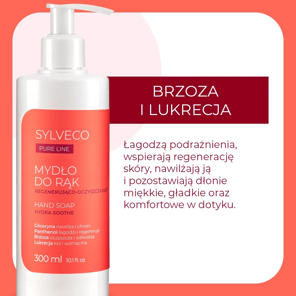 Sylveco Pure Line håndsæbe regenererende mild