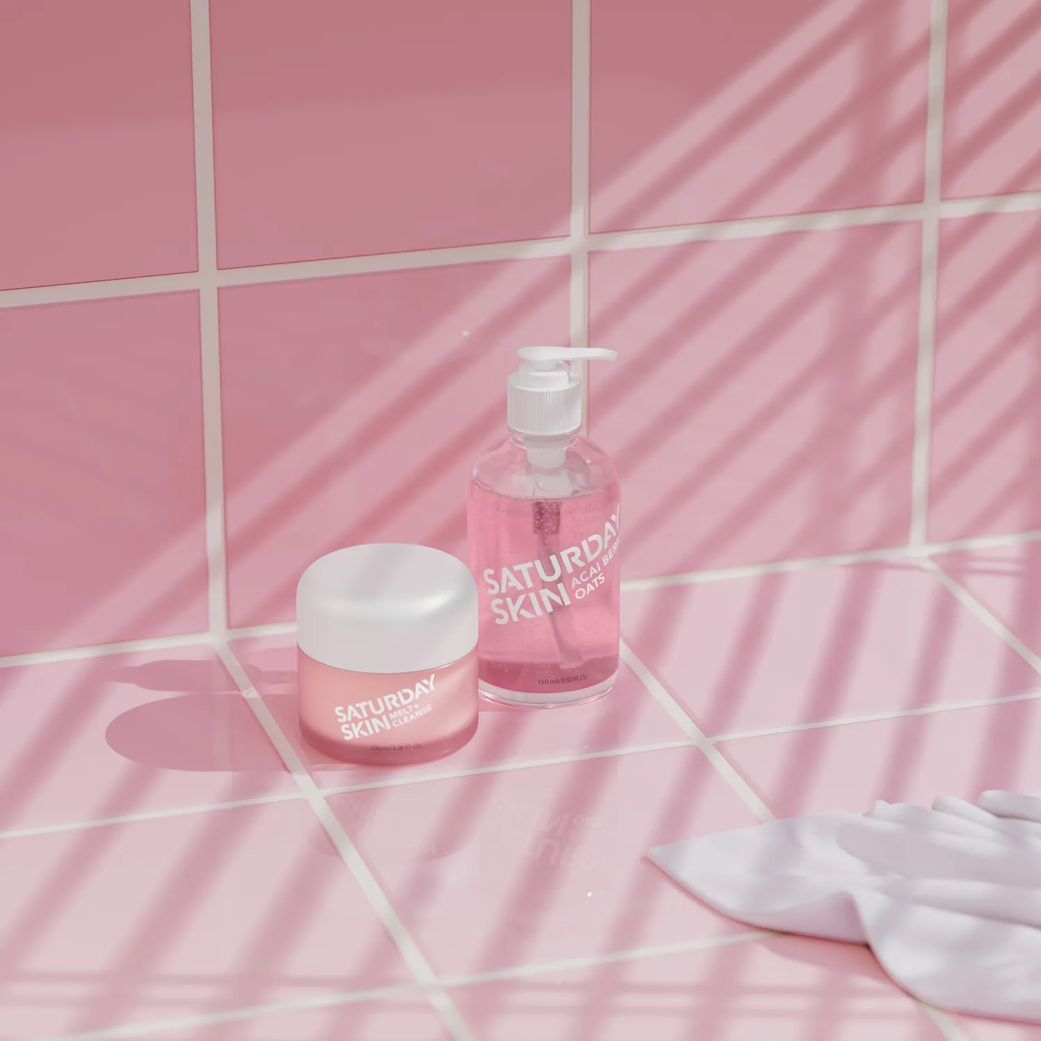 Saturday Skin Berry Delicious Double Cleanse rensesæt balm + gel