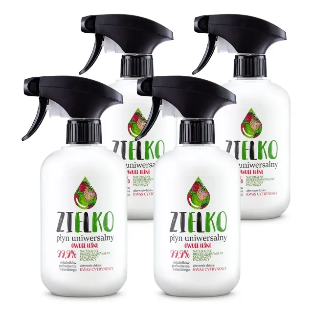 Zielko universalrengøring spray 4x500 ml stribefri