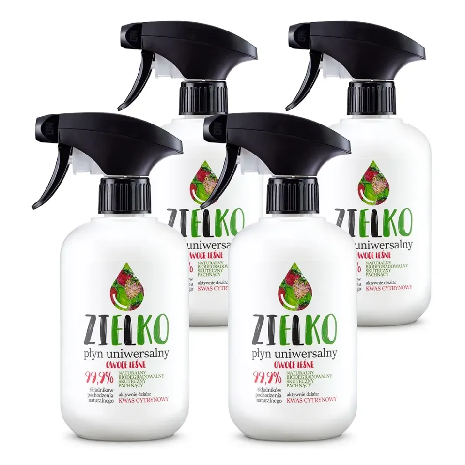 Zielko universalrengøring spray 4x500 ml stribefri