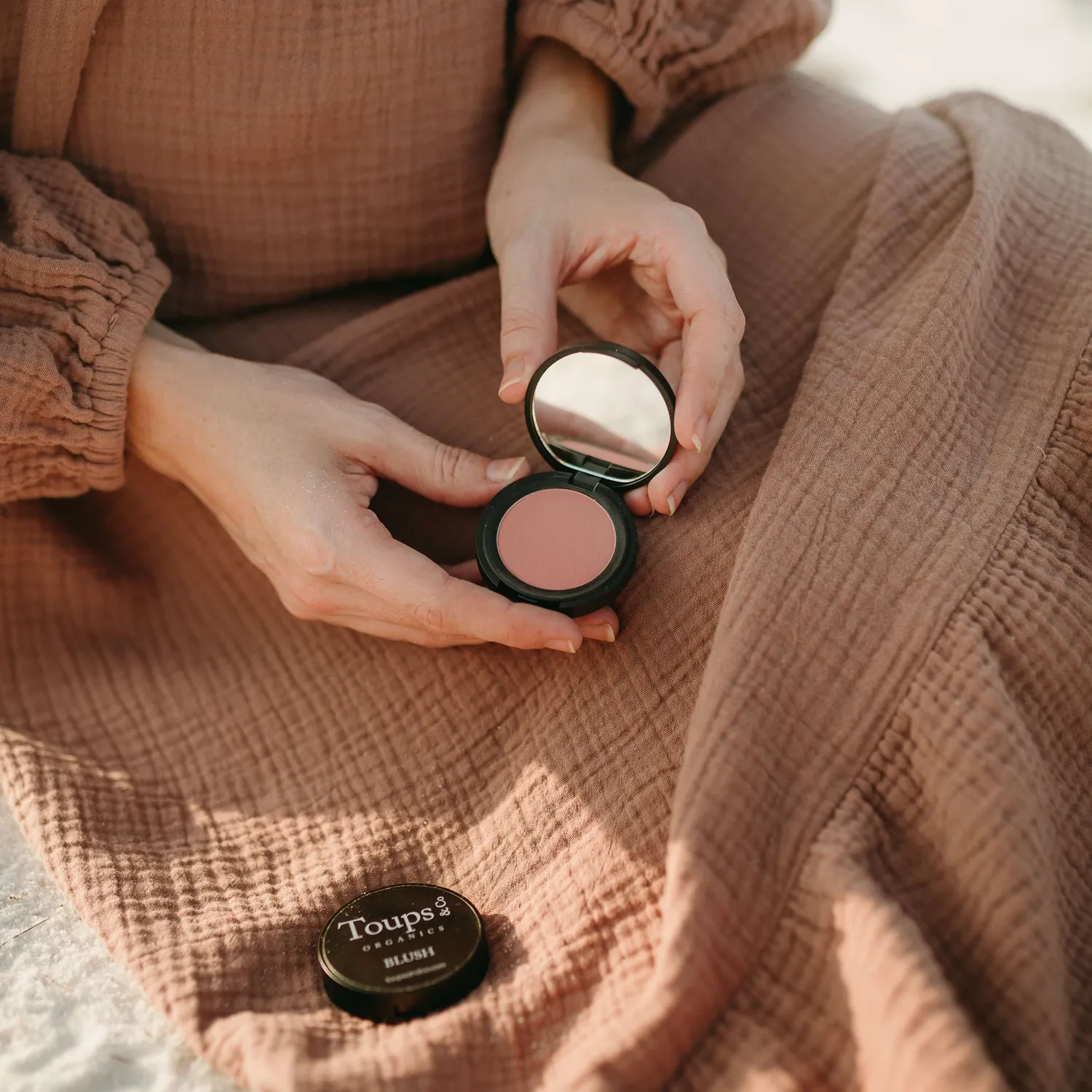 Toups and Co. Natural Pressed Blush okologisk