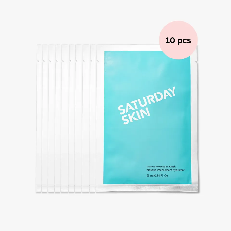 Saturday Skin Intense Hydration fugtmaske 10 stk hyaluron