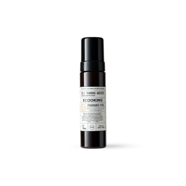 Ecooking Selvbruner Mousse selvbruner naturlig glød parfumefri
