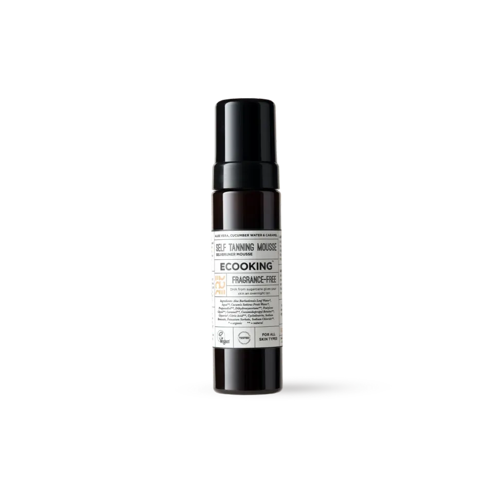 Ecooking Selvbruner Mousse selvbruner naturlig glød parfumefri