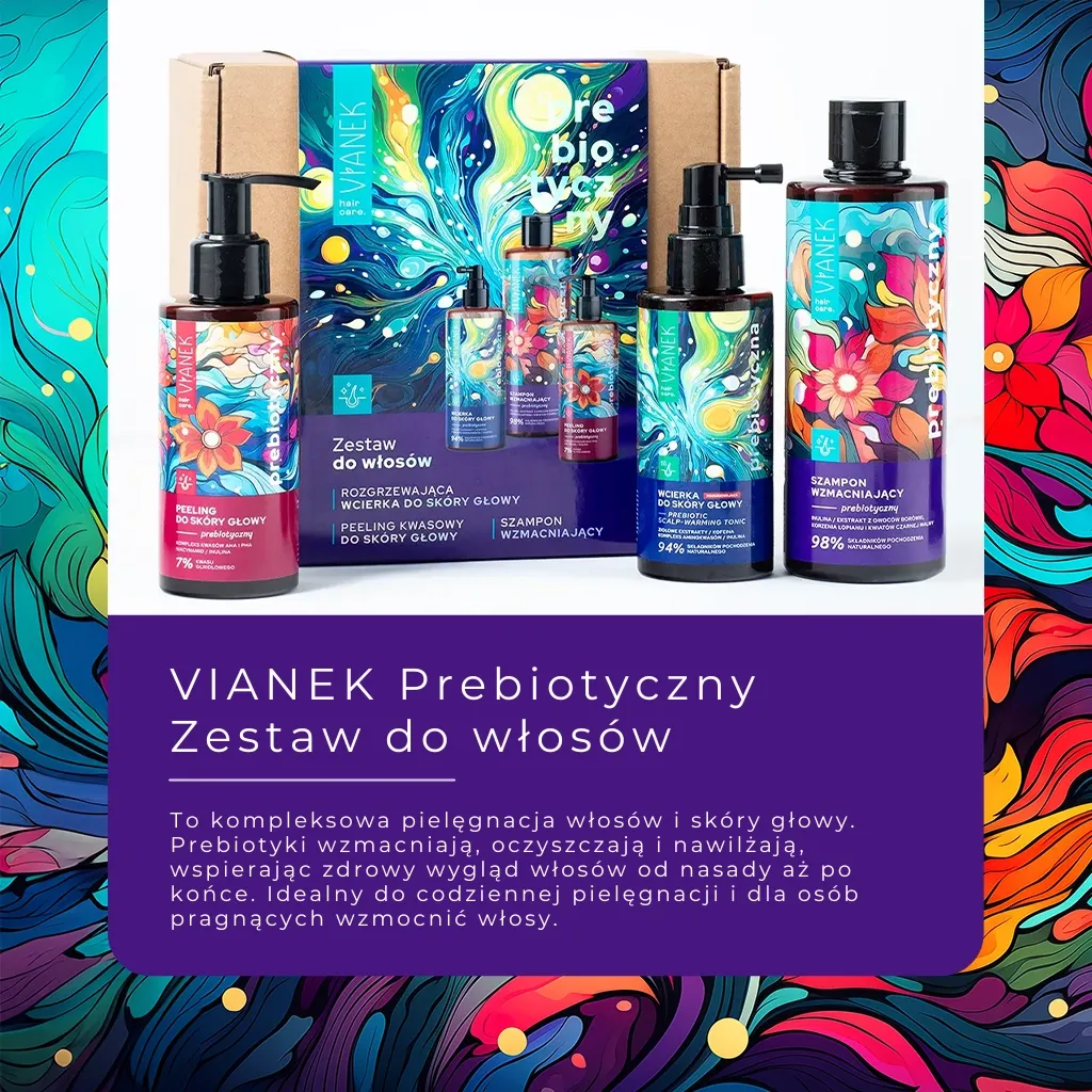 Vianek Prebiotisk Hårsæt shampoo peeling serum