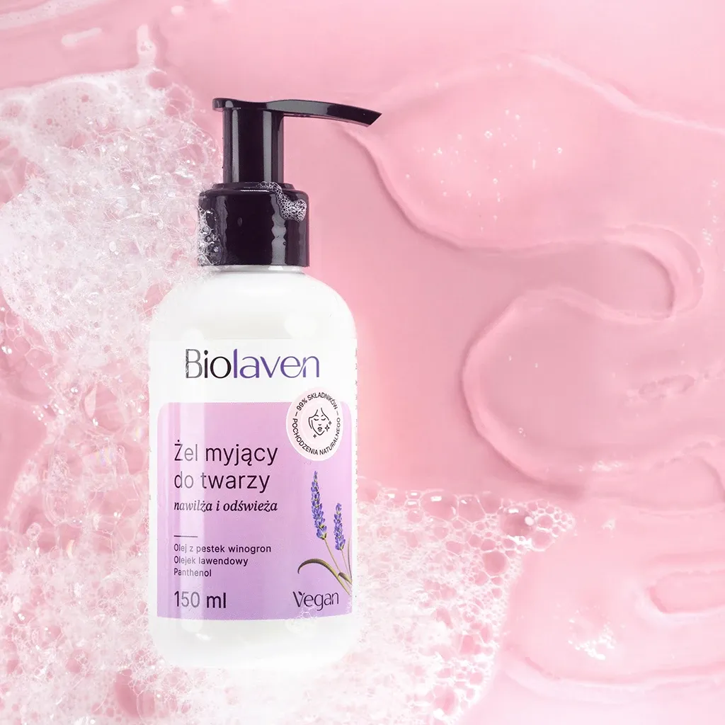 Biolaven Ansigtsrens gel med lavendel