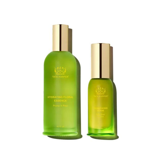 Tata Harper The Prep & Glow Duo serumsæt glød