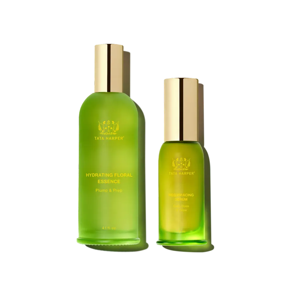 Tata Harper The Prep & Glow Duo serumsæt glød