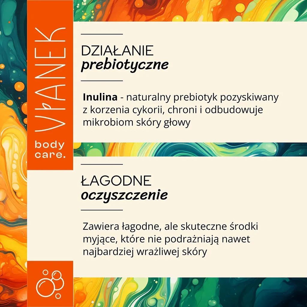 Vianek Prebiotisk shower gel stimulerende mynte inulin