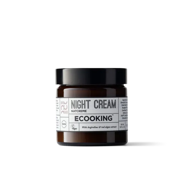 Ecooking Night Cream natcreme 50 ml parfumefri mod fine linjer