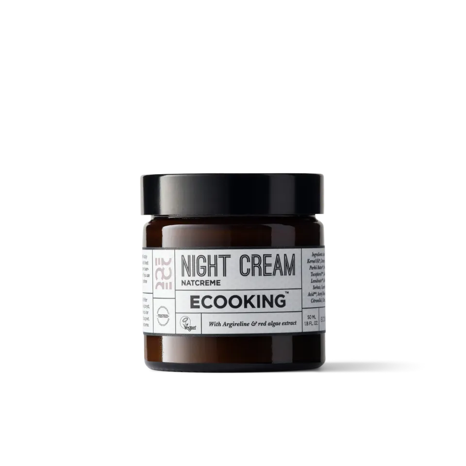 Ecooking Night Cream natcreme 50 ml parfumefri mod fine linjer