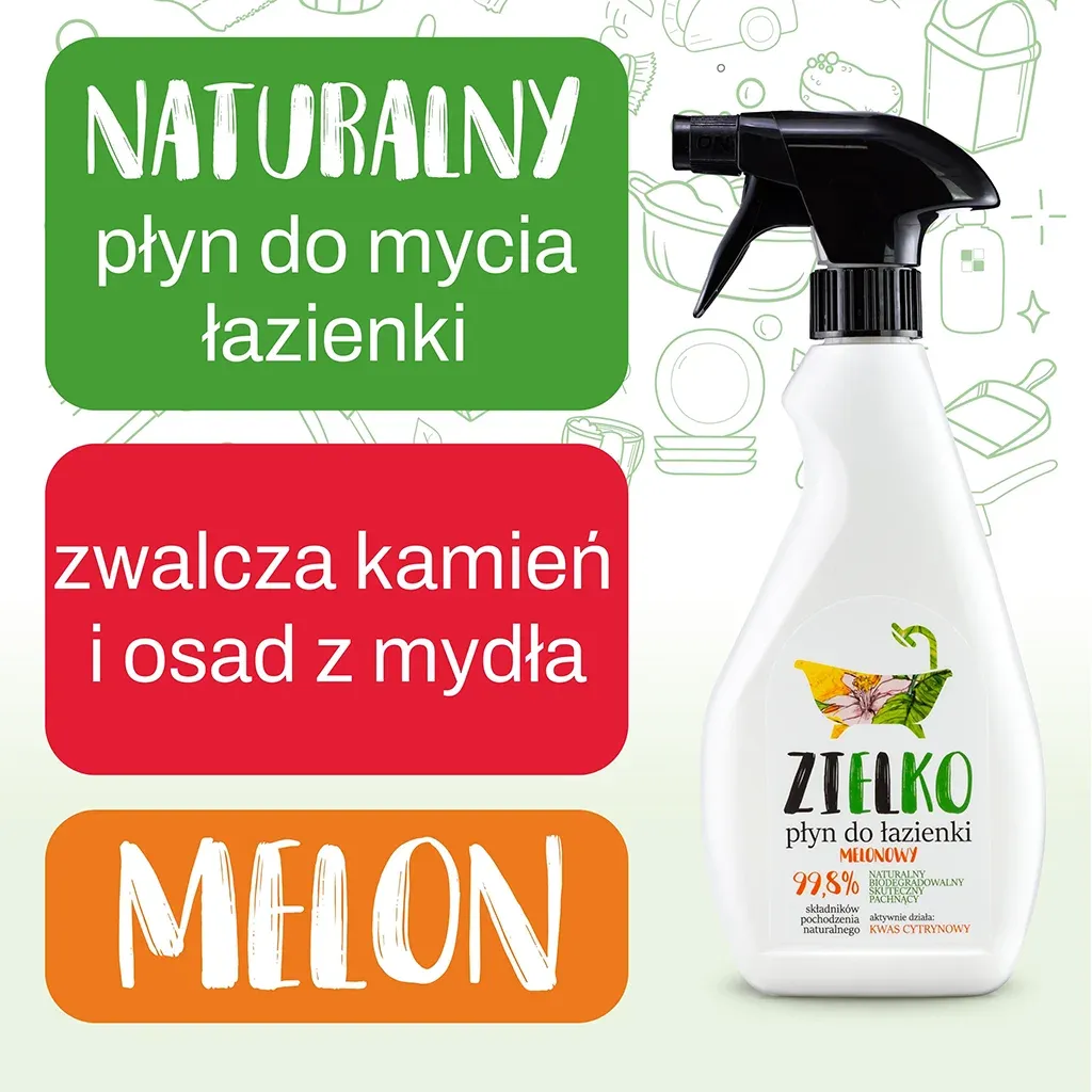 Zielko badeværelsesspray 4x500 ml kalk