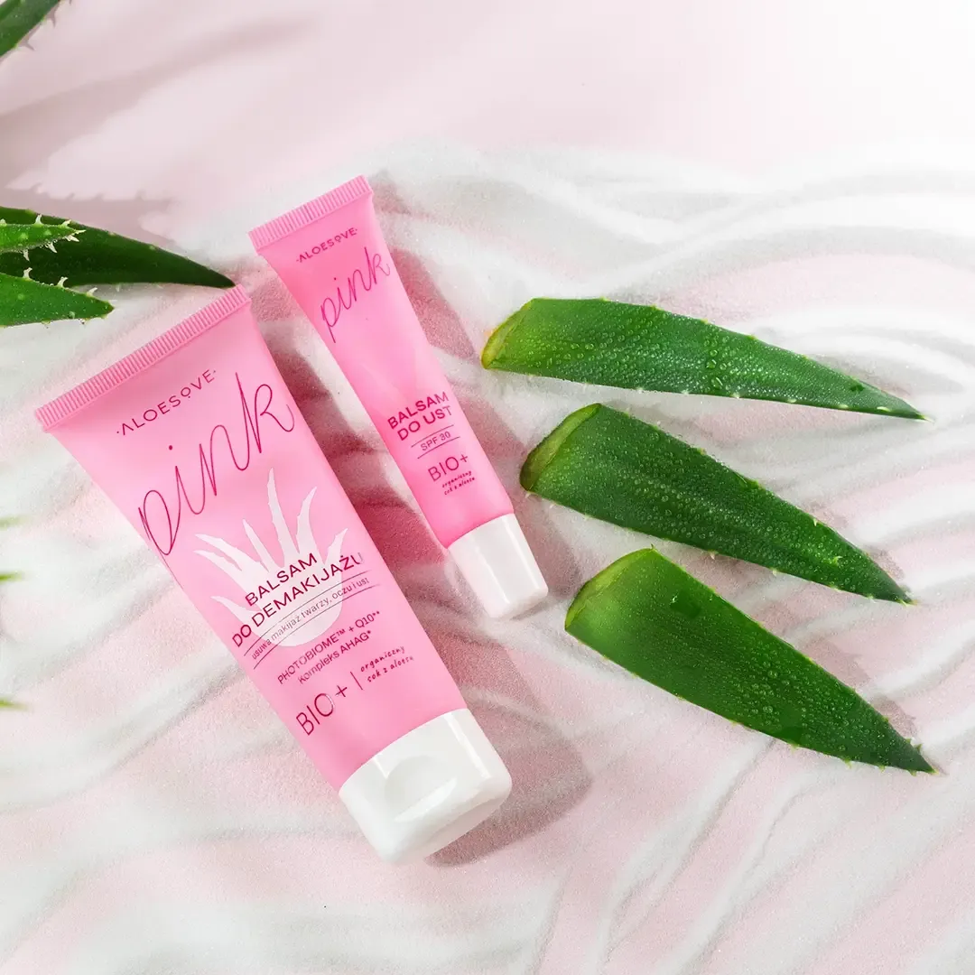 Aloesove Pink læbebalsam SPF30 mango