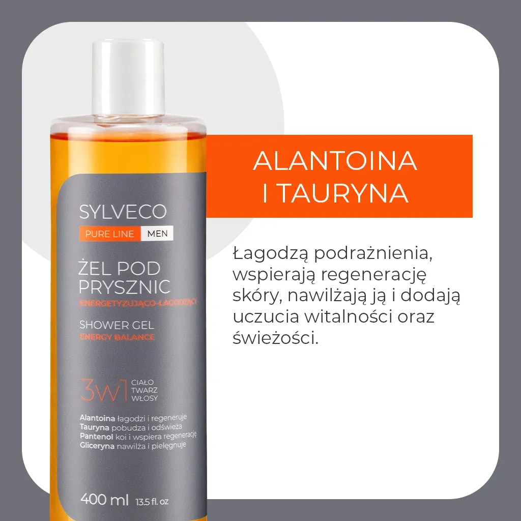 Sylveco Pure Line Men brusebad 3i1 vanilje