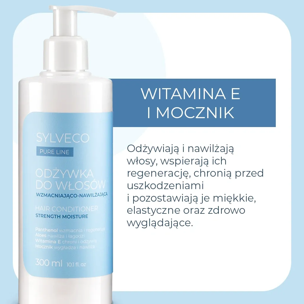 Sylveco Pure Line hårbalsam styrkende fugt