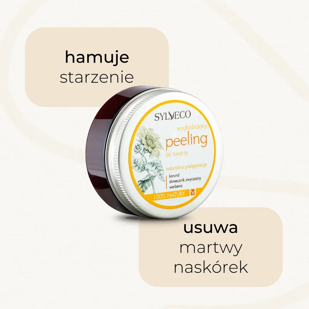 Sylveco udglattende ansigtspeeling korund 85 g