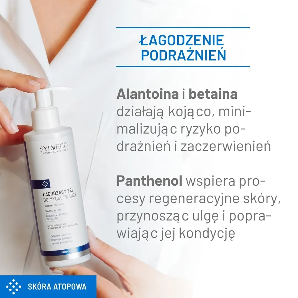 Sylveco Dermo ansigtsrens gel uparfumeret