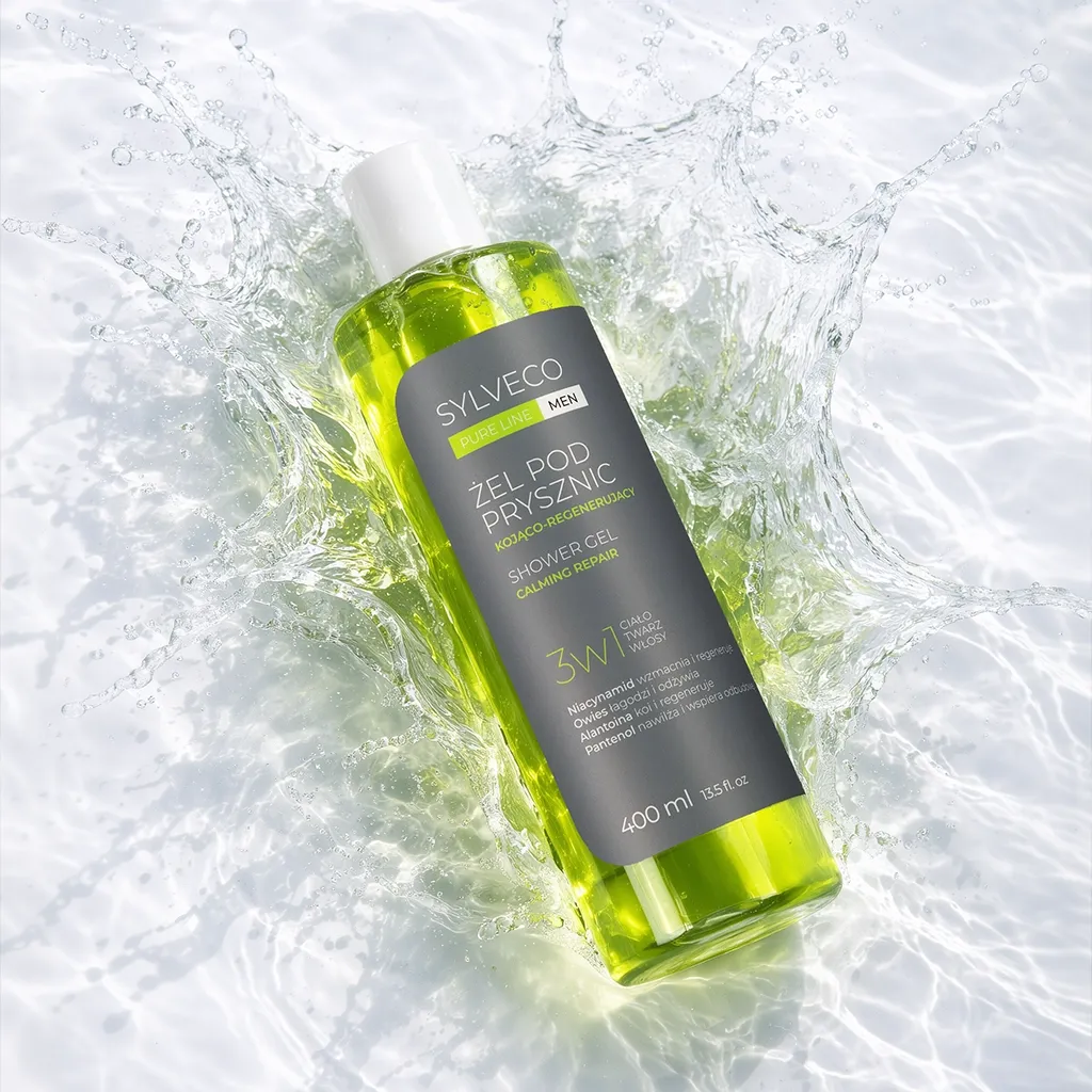 Sylveco Pure Line Men 3i1 showergel gavesæt 3 stk mild