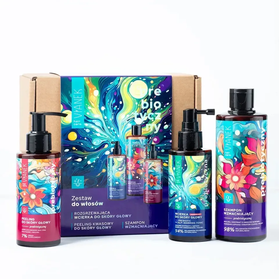 Vianek Prebiotisk Hårsæt shampoo peeling serum