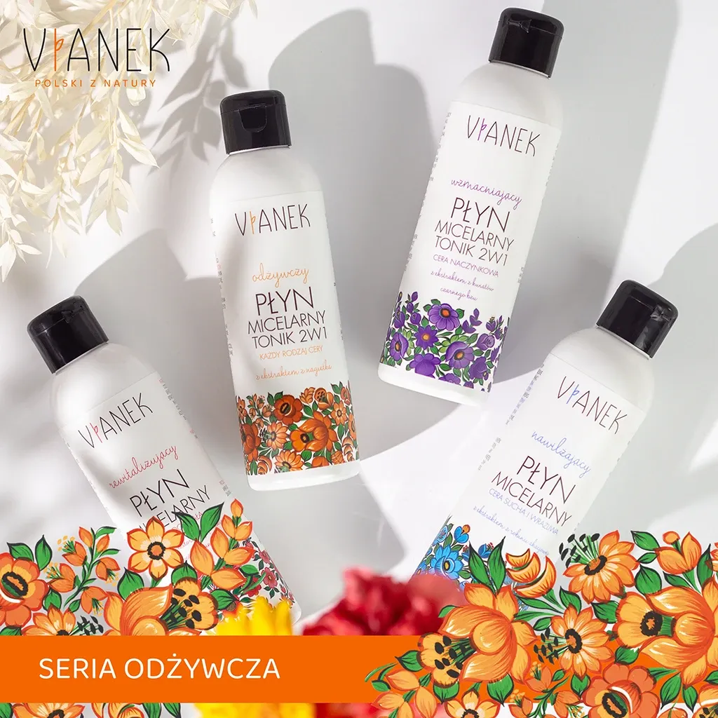 Vianek Nærende micellar vand og tonic 2i1 200 ml