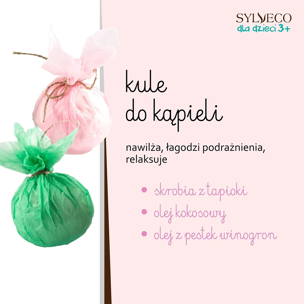 Sylveco for Børn badesæt lyserød 4 dele