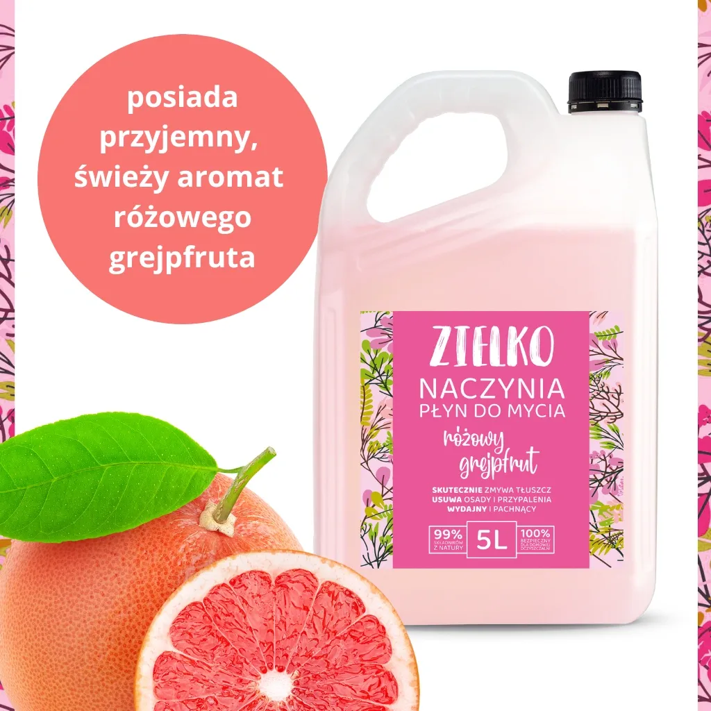 Zielko opvaskemiddel pink grapefrugt 5 L