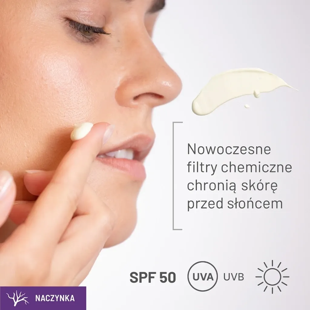 Sylveco Dermo dagcreme SPF50 rødme 50 ml