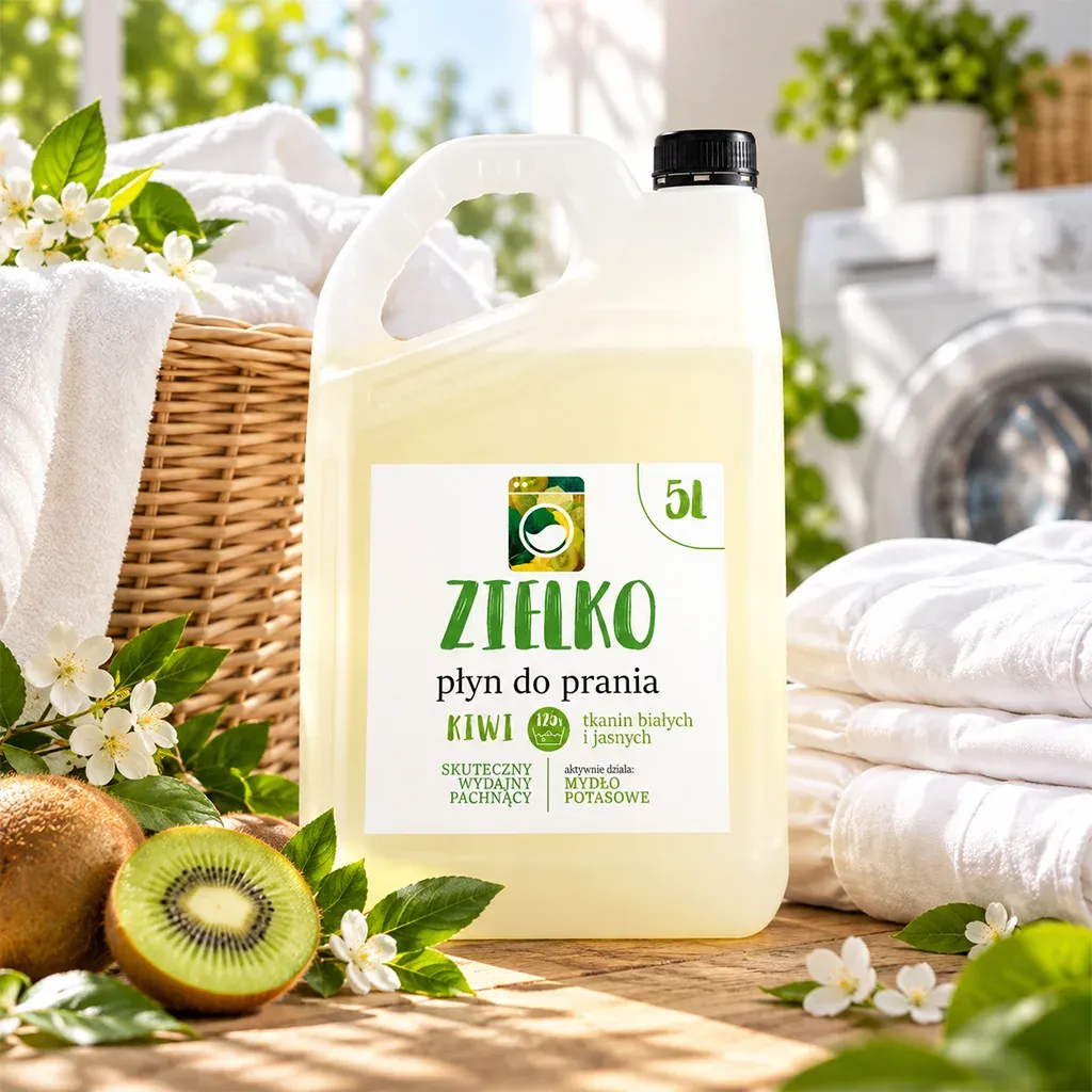 Sylveco Zielko vaskemiddel hvidt 5 l kiwi