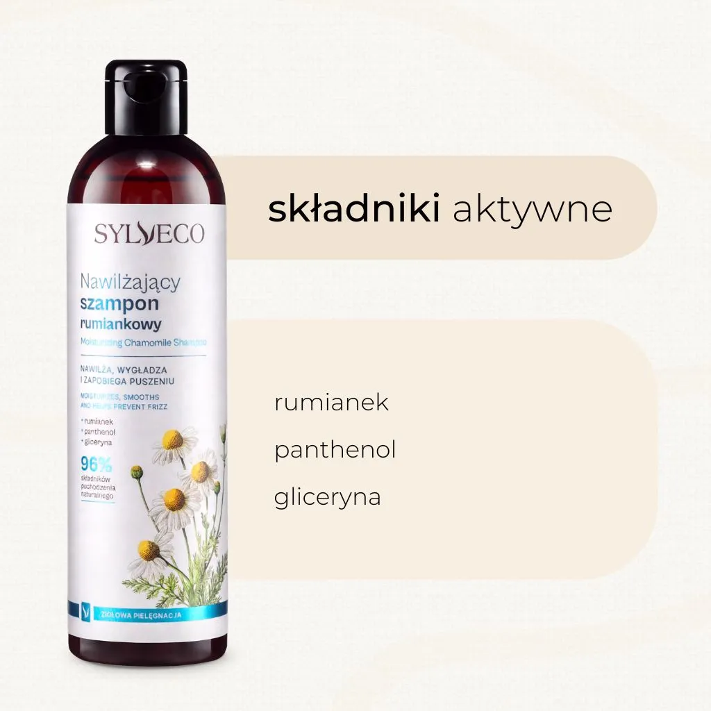 Sylveco Kamille fugtgivende shampoo tørt hår