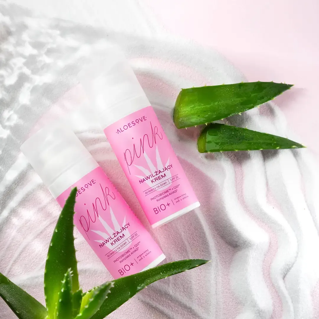 Sylveco Aloesove Pink dagcreme SPF30 fugtgivende