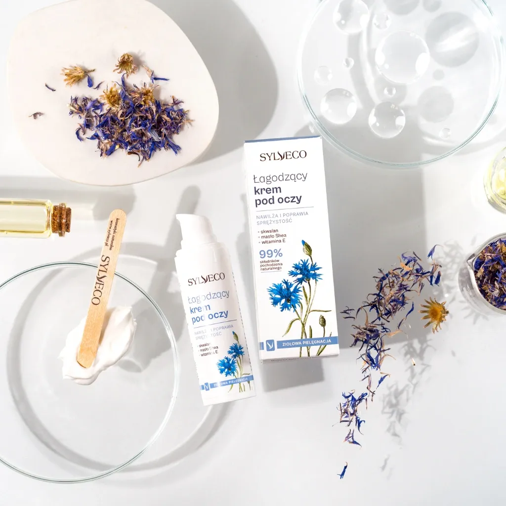 Sylveco Beroligende Øjencreme Kornblomst Uparfumeret