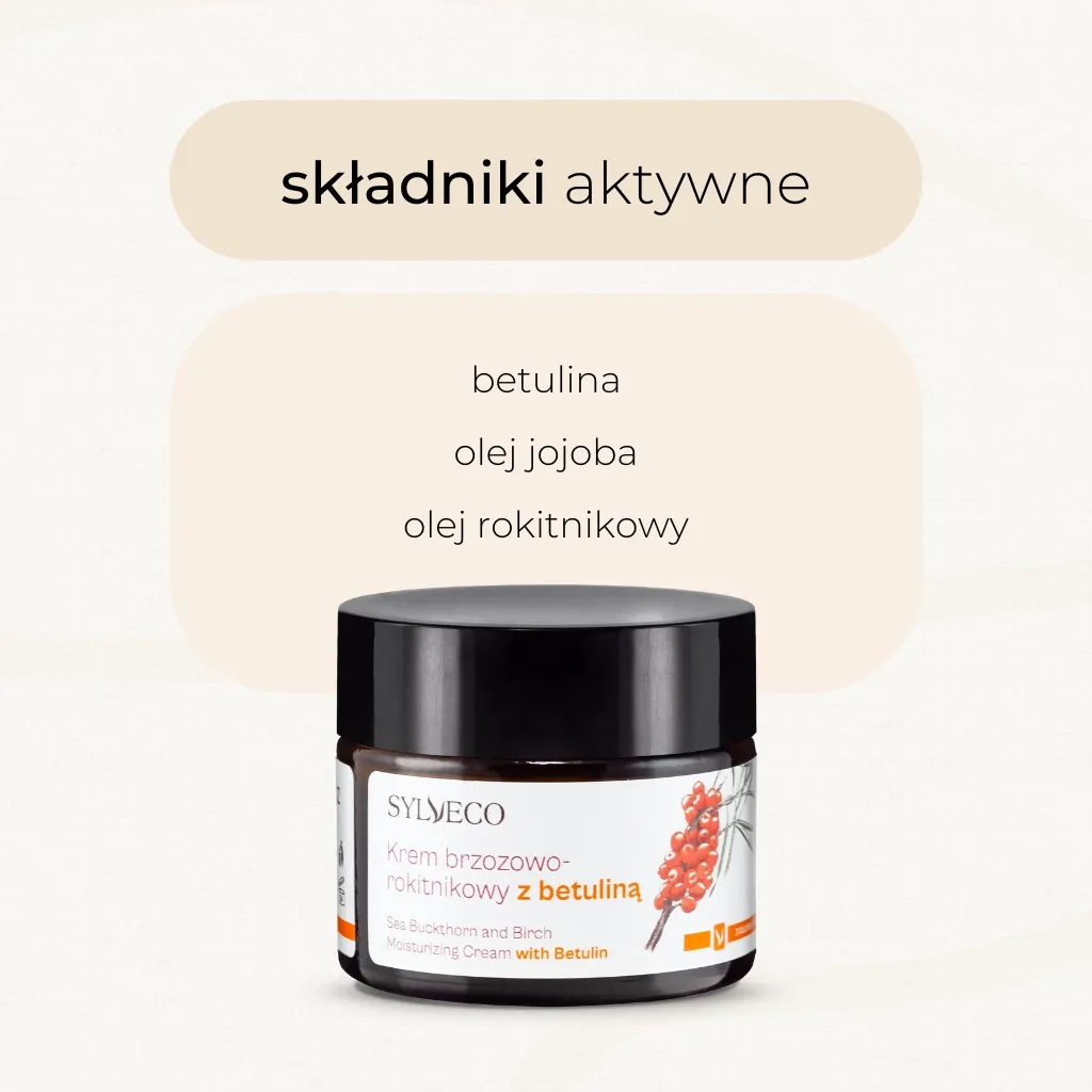 Sylveco Birk Havtorn Ansigtscreme med Betulin
