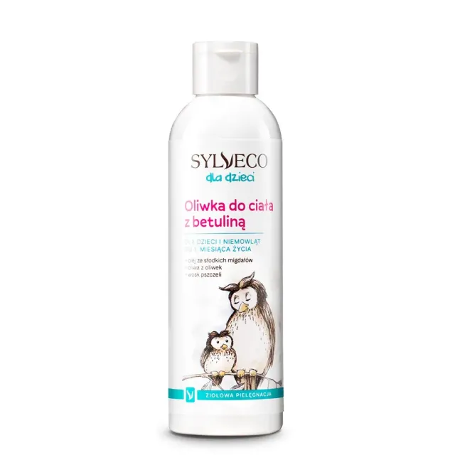 Sylveco Kids babyolie med betulin 200 ml uparfumeret