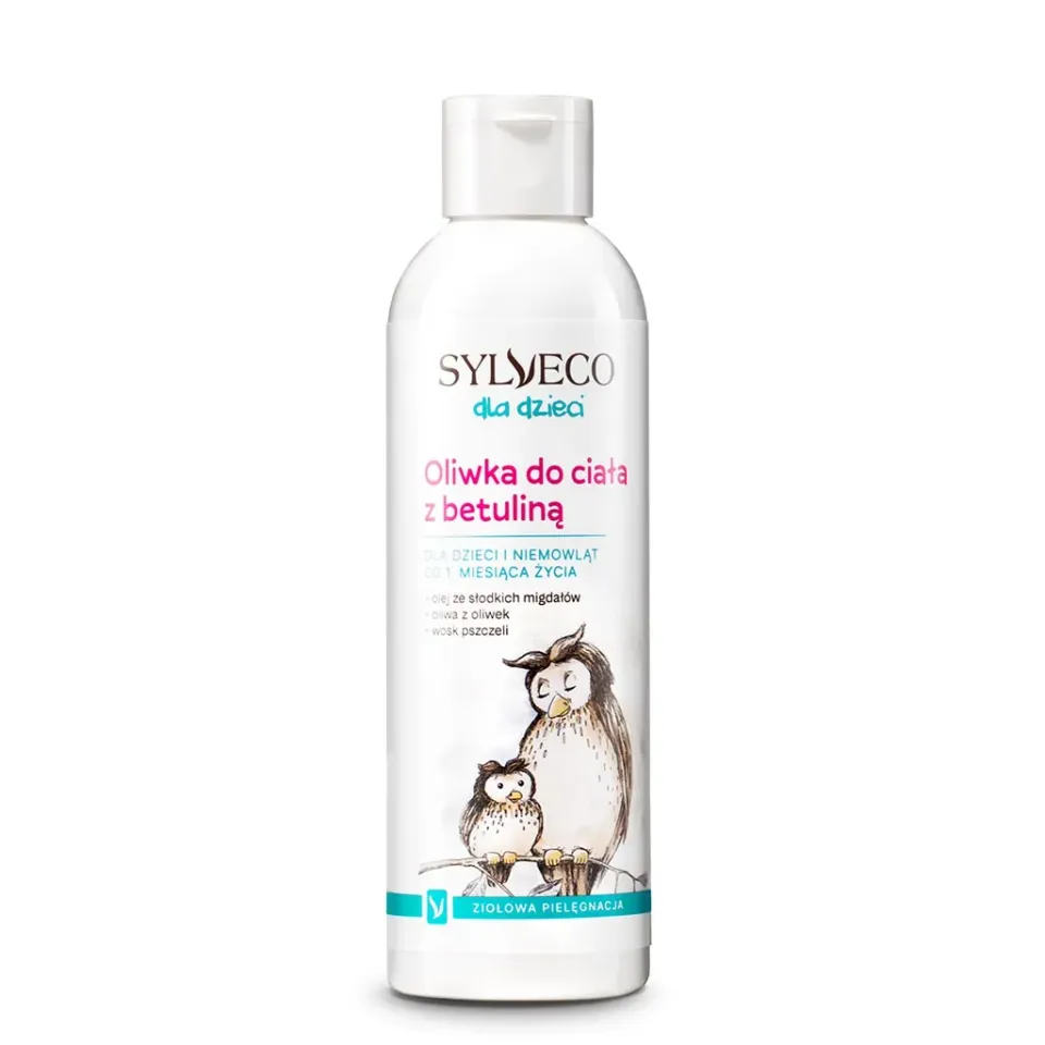 Sylveco Kids babyolie med betulin 200 ml uparfumeret