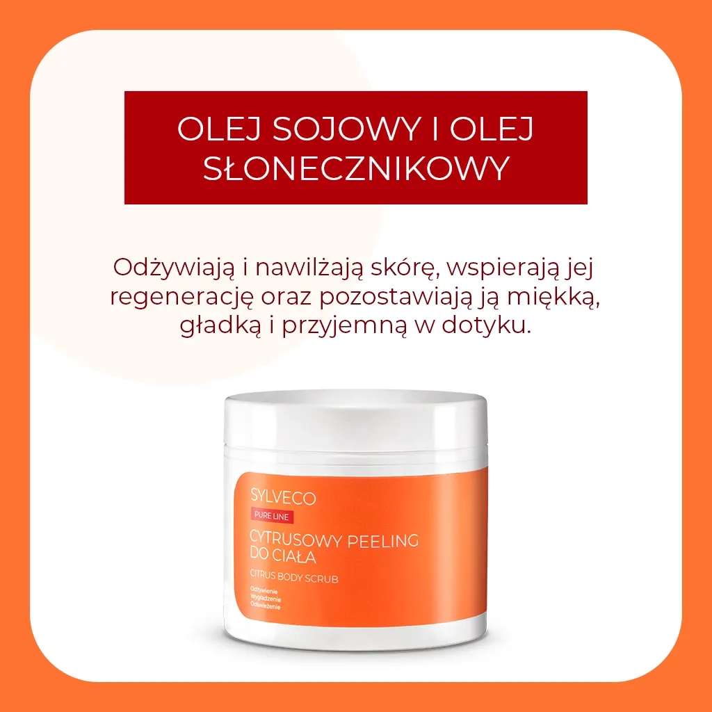 Sylveco Pure Line Citrus bodyscrub sukker salt