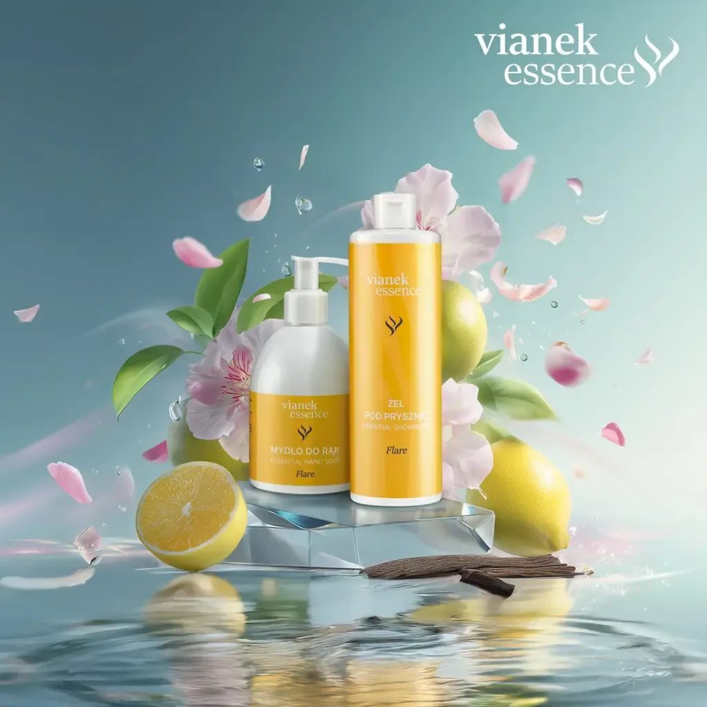 Vianek Essence Flare showergel med citrusduft