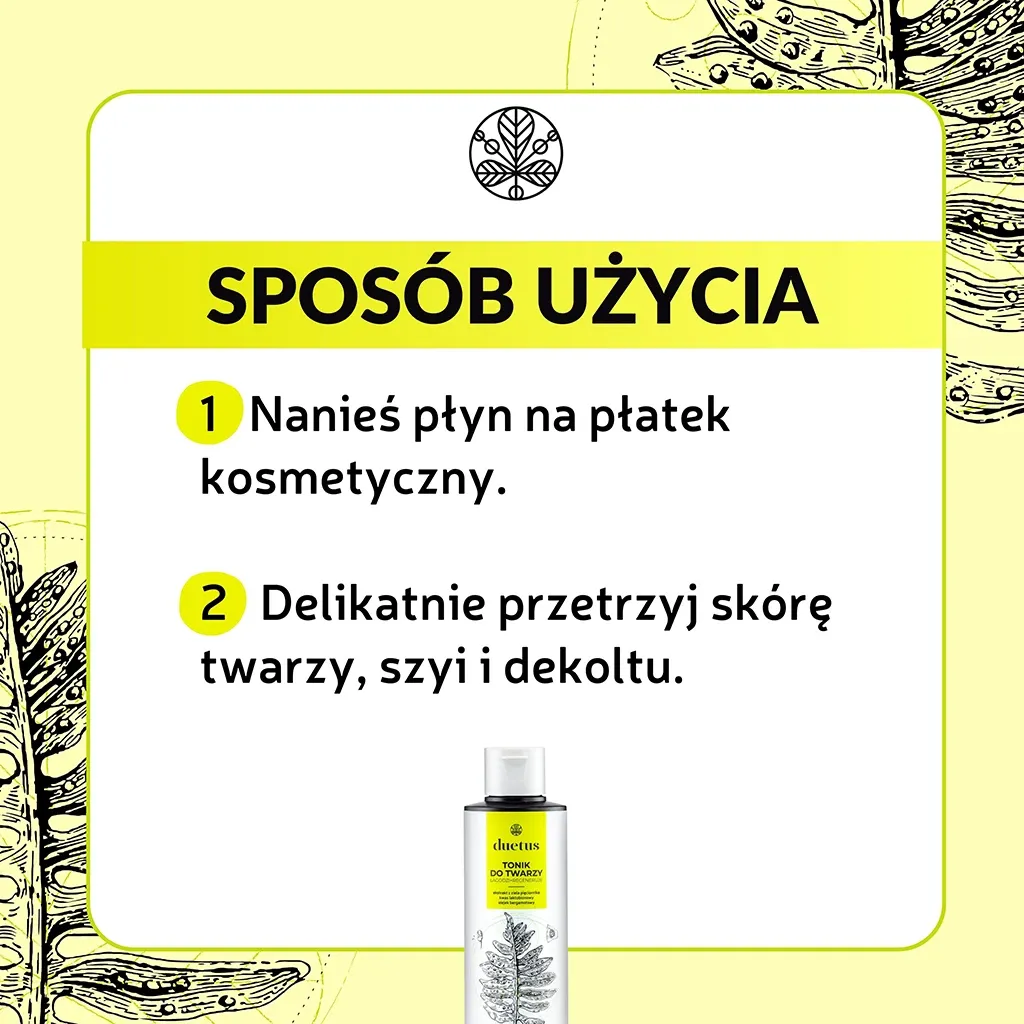 Sylveco Duetus urte ansigtstoner 150 ml bergamot