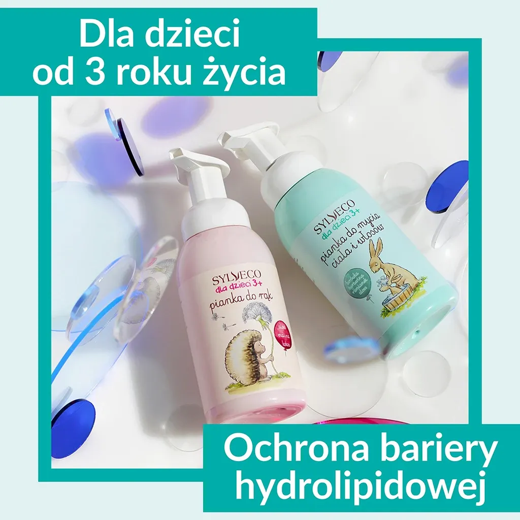 Sylveco Børn 3+ vaskeskum blåbær krop og hår