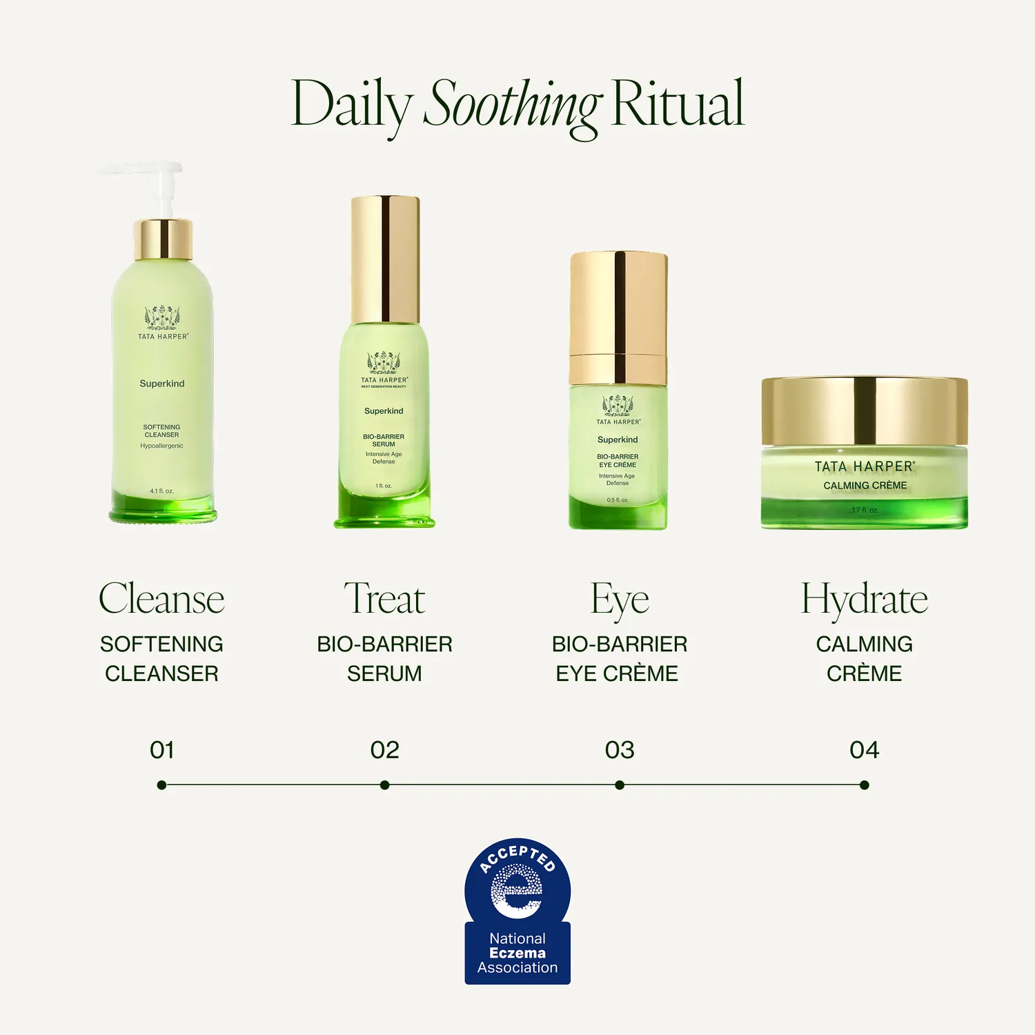 Tata Harper Superkind Bio-Barrier øjencreme sensitiv uparfumeret
