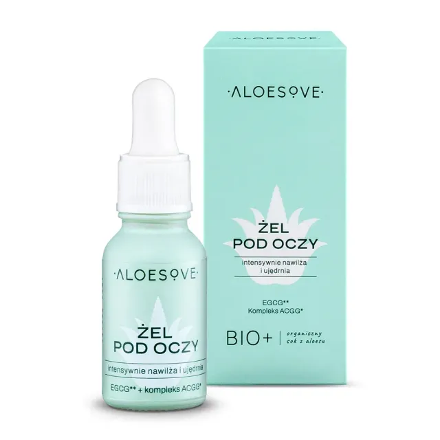 Aloesove oliefri øjengel med aloe 15 ml