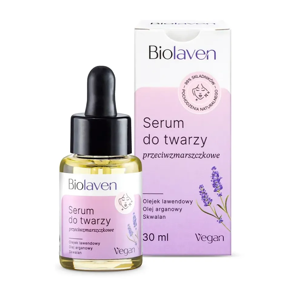 Biolaven Antirynke Ansigtsserum 30 ml Lavendel